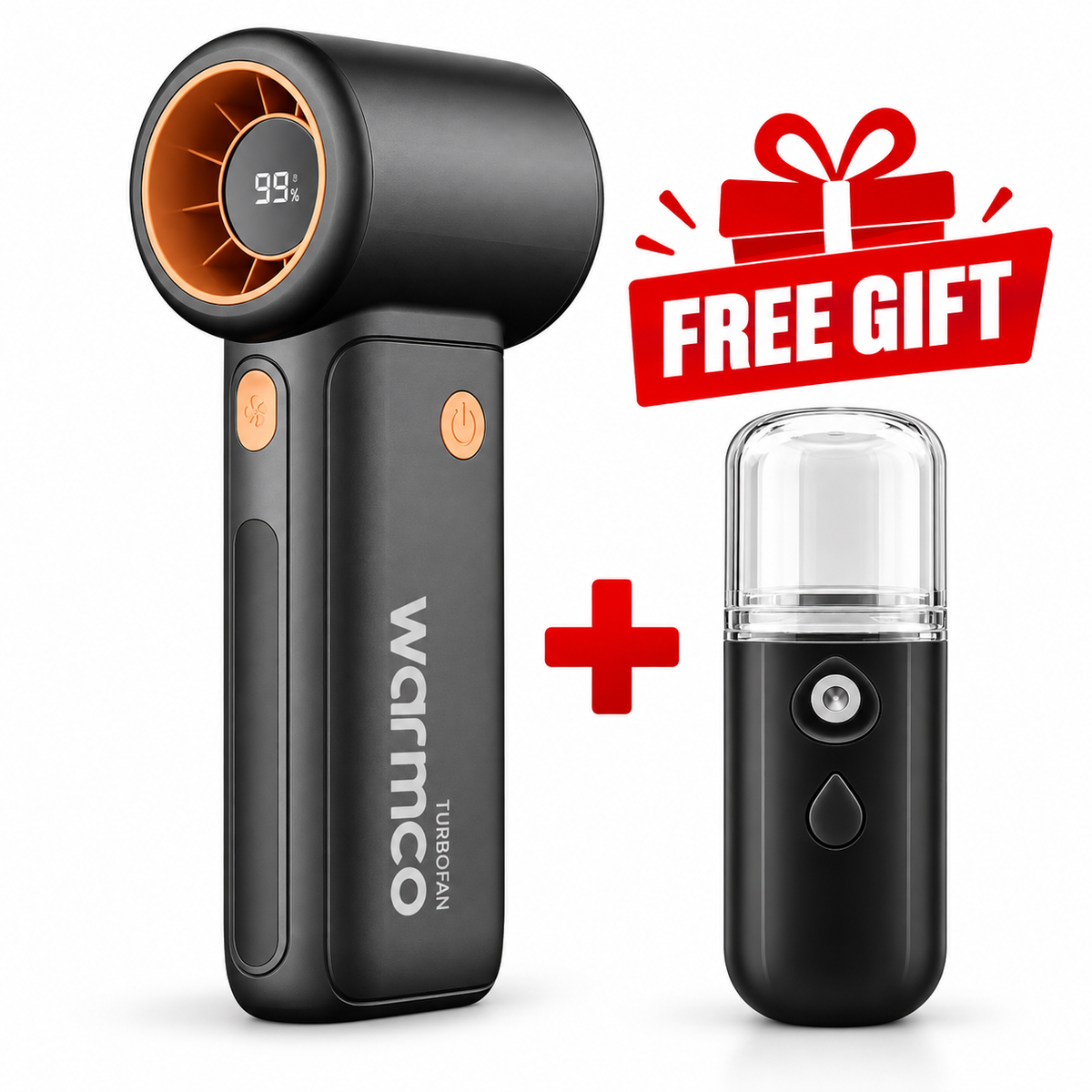 10,000mah handheld fan + Free gift (Mini most sprayer)